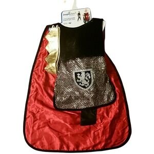 Toys R Us 3 Piece Knight or King Reversible Costume Set‎ Size 3-6 Years